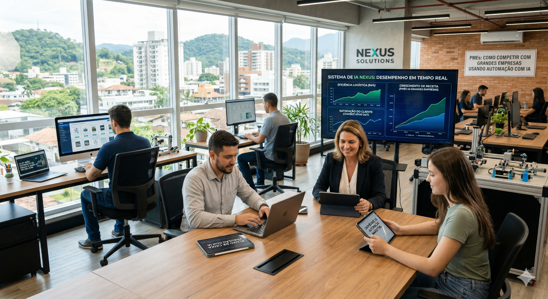 PMEs: Como Competir com Grandes Empresas Usando Automação com IA